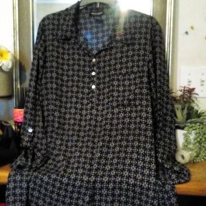 Navy Long sleeve tunic top